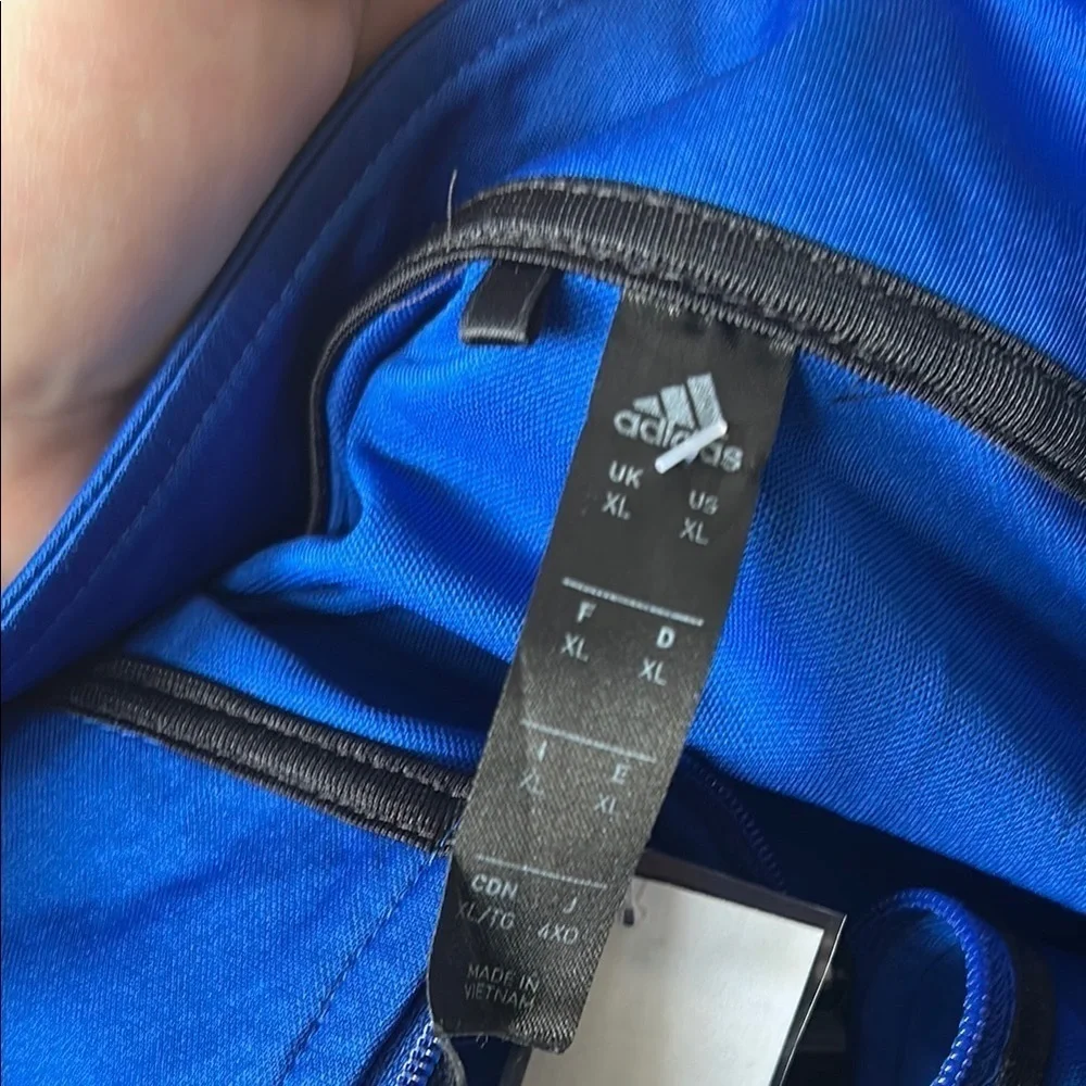 Adidas Royal Blue Half-Zip Pullover